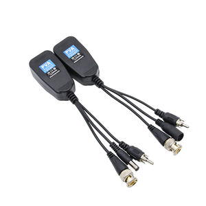 จอภาพพลาสติกแบบ 3-in-1 1080P HD Active Twisted Pair จำลองบาลันวิดีโอแบบ Passive BNC สำหรับอุปกรณ์เสริมกล้องวงจรปิด - Product Image 2