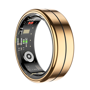 Intelligenter Schrittzähler Stahl Gesundheits-Smartring App-Steuerung 2025 R04 Herzfrequenz Blutsauerstoff Schlaftracker - Product Image 3