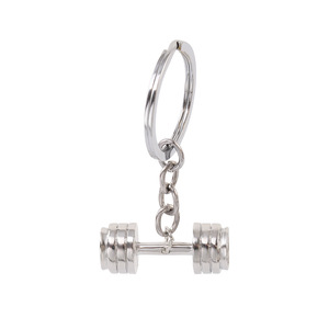 Korean Style Dumbbell Keychain for Men and Women Personalized Pendant Key Ring Fitness Accessories for Couples and Gym Lovers - Product Image 5