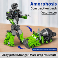 Jouet en plastique 5 en 1 pour enfants, bricolage, ingénierie, bulldozer, camion de déformation, robot, voiture, puzzle, jouets éducatifs