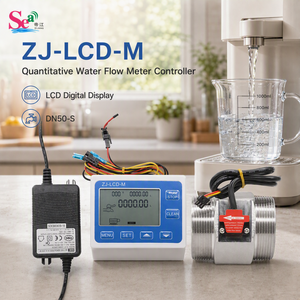 เครื่องควบคุมการไหลของน้ำแบบดิจิตอล ZJ-LCD-M พร้อมเซ็นเซอร์วัดการไหล DN50-S สำหรับเครื่องบรรจุของเหลว - Product Image 4