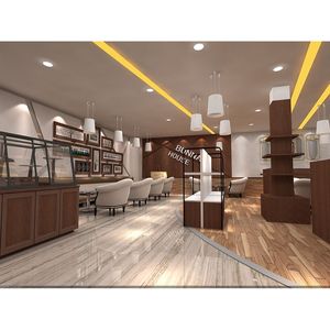 Bancone Bar Personalizzato per Ristoranti, Vetrina per Caffetterie, Design d'Interni per Caffè - Product Image 2