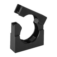 Support de tuyau ondulé en plastique PA avec conception ondulée, pince de fixation pour câble et carte de fixation pour électricien