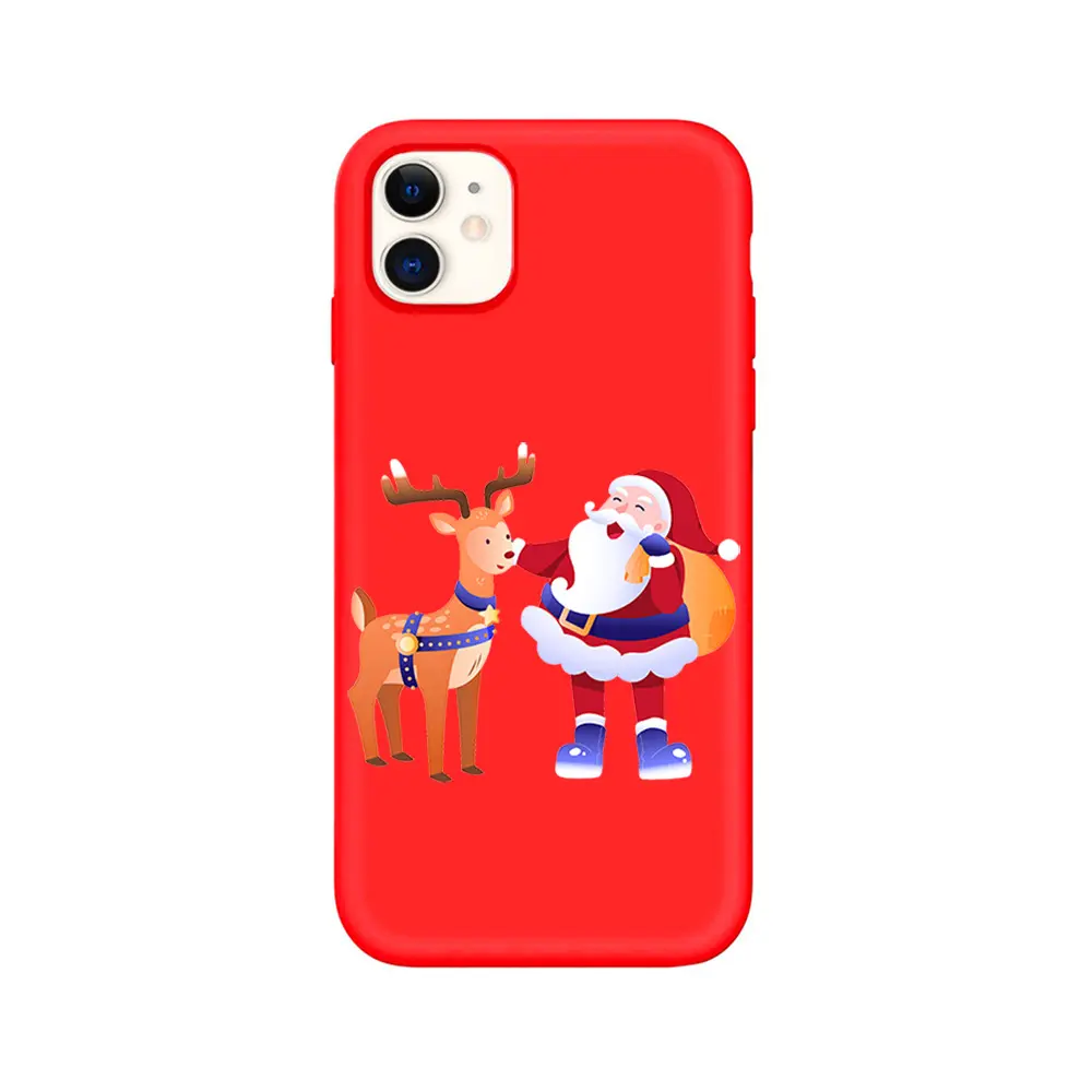 Wholesale Christmas Cute cartoon Protection Case For iPhones 11Cases For iPhones case Phone Case