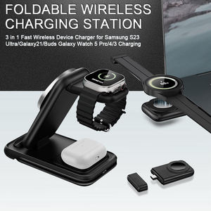 <span class=keywords><strong>Carga</strong></span> inalámbrica magnética 3 en 1 Identificación de Dispositivo inteligente Potencia de salida segura <span class=keywords><strong>Cargador</strong></span> inalámbrico magnético plegable portátil - Product Image 2