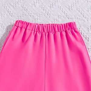 Completo per Bambine Stile Europeo e Americano, Nuovo Elegante Completo Autunnale in Misto Cotone Tinta Unita con Giacca a Maniche Lunghe e <span class=keywords><strong>Pantaloni</strong></span> - Product Image 4