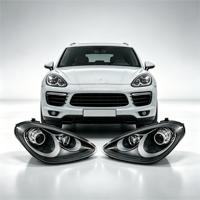 Conjunto de Faros Delanteros de Xenón HID Remanufacturados OEM para Porsche Cayenne 958 2011 2012 2013 2014