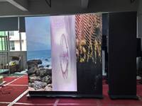 Questo poster LED pieghevole ad alta luminosità mostra immagini squisite, il design mobile offre pubblicità flessibile.