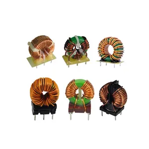 Inductores toroidales de núcleo de ferrita de alta permeabilidad, inductor de filtro inversor, bobina PFC, inductor de estrangulador de modo común 1mh 16a 470uH