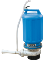 Pompe flottante portable 1 CV avec aérateur à jet multifonctionnel et lumière Futi pour l'irrigation et le drainage, en plastique durable