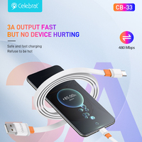 Kabel Data Pengisian Cepat Micro-USB 1M Berkualitas Tinggi Grosir, 2.4A/3A MAX untuk Ponsel Android/iOS
