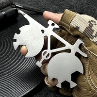 Mini outils de vélo de poche multifonctions 5-en-1 Kit d'outils manuels de réparation de vélo de bricolage professionnel Outil de carte-cadeau OEM ODM pour la randonnée