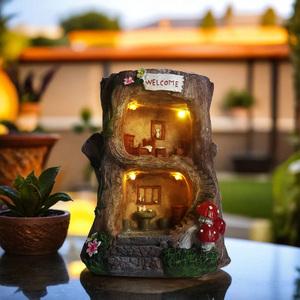 حكاية خيالية قزم ، جزمة جنوم ، ديكور حديقة الفناء والهدايا بناء مصغر طاقة شمسية - Product Image 5