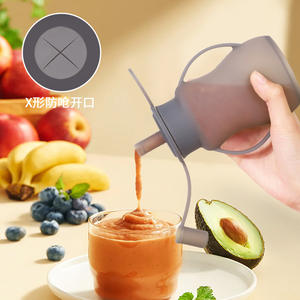 Bolsa <span class=keywords><strong>para</strong></span> Almacenar Alimentos <span class=keywords><strong>para</strong></span> Bebés <span class=keywords><strong>con</strong></span> Cuchara de Silicona Suave y Asa, <span class=keywords><strong>para</strong></span> Presionar y Conservar Papillas, Purés y <span class=keywords><strong>Leche</strong></span> <span class=keywords><strong>Materna</strong></span>, Modelo 02 - Product Image 4