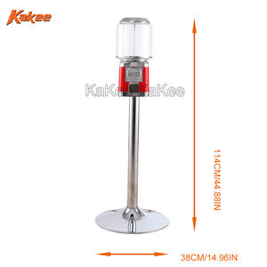 Distributeur automatique de gomme Gumball en plastique Distributeur de petites boules en caoutchouc avec support au sol Distributeur automatique de jouets - Product Image 2