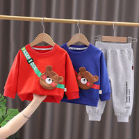 Bear sport 2 pièces ensemble enfant vêtements enfants pour 1 an bébé garçon