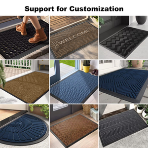 Zerbino fatto a mano in polipropilene per interni/esterni Puzzle con funzione antiscivolo Logo personalizzato tappetino per uso domestico e alberghiero lavabile - Product Image 6