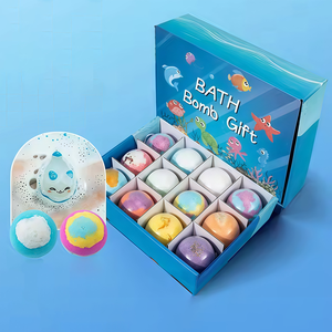 OEM Vente en gros Emballage personnalisé Spa Monde sous-marin <span class=keywords><strong>Bain</strong></span> effervescent <span class=keywords><strong>Bain</strong></span> <span class=keywords><strong>moussant</strong></span> bio Jouet pour enfants Heure du <span class=keywords><strong>bain</strong></span> surprise - Product Image 3
