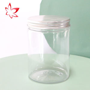 4oz 8oz Bouteille ronde en plastique pour le stockage des aliments Crème cosmétique Pot vide en plastique avec couvercle or argent - Product Image 2