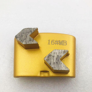 HTC & Husqvarna Mài bê tông công cụ kim cương kim cương Mài giày với đôi hình chữ nhật phân đoạn - Product Image 4