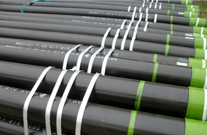 Nhà Máy <span class=keywords><strong>Smls</strong></span> Đen Liền Mạch Ống Thép J55 <span class=keywords><strong>K55</strong></span> N80 L80 P110 Ống Subs Pup Doanh Crossover Với Varnish 12M Chiều Dài - Product Image 5