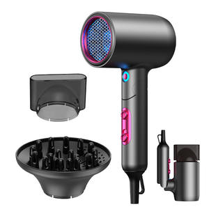 Customizable Logo Foldable <strong>Hair</strong> <strong>Dryer</strong> with Large Power Home Use Blue Light Negative Ion <strong>Portable</strong> Hot &amp; Cold Air Features - Product Image 2