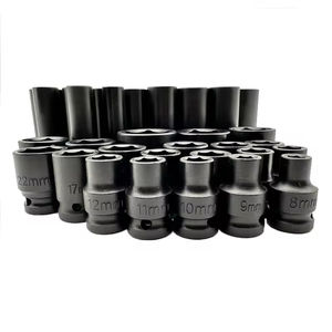 ชุดซ็อกเก็ตแบบลึกเมตริก (35ชิ้น) 1/2นิ้วใช้ได้กับผลกระทบอากาศและประแจกระแทก - Product Image 6