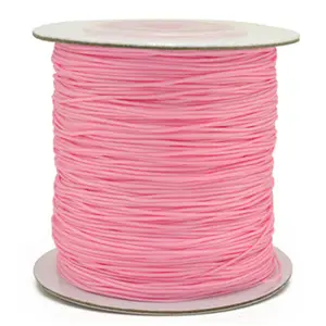Hot Selling 0.5mm nylon cord in all colors China knot braided cord for fashion jewelry making