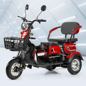 Tricycle électrique innovant 48v 600W à 3 roues, nouveau véhicule électrique 48v avec batterie intégrée dans le tube inférieur pour adultes - Product Image 1