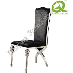 Yemek sandalyeleri Modern yeni tasarım paslanmaz çelik sandalye yemek odası sandalyesi