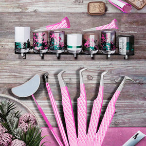 Stainless Steel Anti Static Lash Extension Tweezers Pointed Volume Isolation Lash Lifting <b>Tool</b> Mirror Handle <b>Beauty</b> <b>Tools</b> Set - Product Image 3