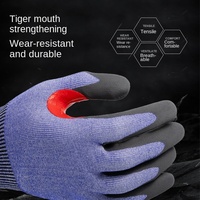 Guantes de Seguridad Reforzados con Recubrimiento de Nitrilo Antideslizantes y Resistentes a Cortes de 18 Puntas, Venta al Por Mayor de Fábrica Gadley, OEM