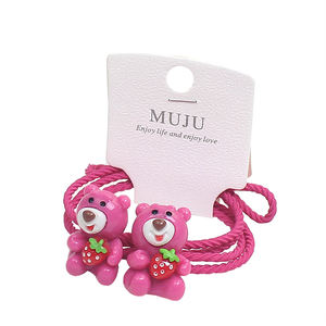 Set di 2 Elastici per Capelli Super Carini per Bambine, Elastici con Cartoni Animati, Fasce per Coda di Cavallo - Product Image 6