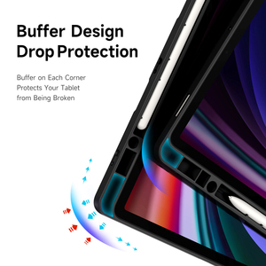 Detached transparent <b>tablet</b> protective case with <b>pen</b> slot suitable for Samsung Tab S10 Plus/S9 Plus/S9 FE Plus <b>tablet</b> protective - Product Image 5