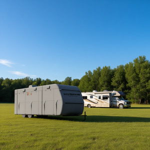 Housse de protection pour remorque de camping-car DB Wholesale, 24-27 pieds, tissu non tissé, imperméable, durable, pour remorques de classe A en extérieur - Product Image 2