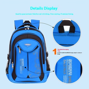 Nylon lớn thường trung sinh viên đại học biểu tượng tùy chỉnh ba lô túi cho sinh viên - Product Image 2