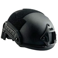 Casque de sécurité extérieur noir et vert avec visière, casque tactique
