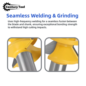 Juego de fresas de ranurar y encajar de 8 mm y 12 mm con vástago de 1/2'', herramienta de fresado para carpintería, para marcos de bordes, suelos y unión de paneles - Product Image 5