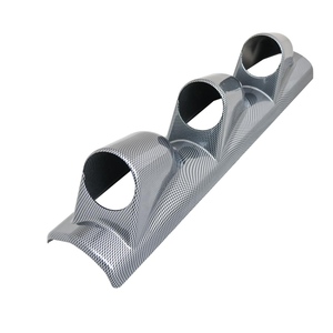 Supporto Verticale per Strumenti Auto Simoni Racing Effetto Carbonio a 3 Fori Modello PSR6C - Product Image 1