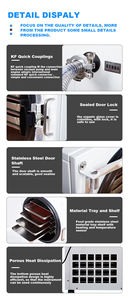 Liofilizador Doméstico <span class=keywords><strong>de</strong></span> Pequeña Capacidad con Engranajes y PLC para Procesamiento <span class=keywords><strong>de</strong></span> Alimentos, Acero Inoxidable SUS304 - Product Image 4