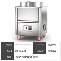 Torréfacteur à tambour rotatif horizontal pour arachides avec option double alimentation gaz GPL et électrique