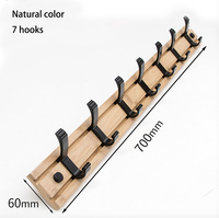 Porte-serviettes mural personnalisé en zinc, porte-serviettes mural en bois