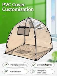 <span class=keywords><strong>Serre</strong></span> de culture transparente en PVC personnalisée de qualité supérieure, imperméable, transparente, pour l'extérieur, pour la plantation, jardin - Product Image 3