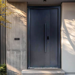 Portes en alliage <span class=keywords><strong>d</strong></span>'aluminium personnalisées, portes en acier, portes extérieures durables et résistantes aux ouragans pour les maisons - Product Image 3