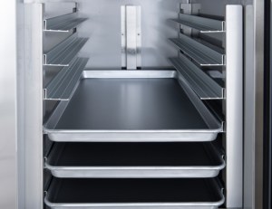 Réfrigérateur commercial Nuelead NE-804 à porte vitrée simple, 450L, en acier inoxydable, à froid ventilé, pour cuisine domestique, avec bacs de réfrigération 0-10°C - Product Image 5