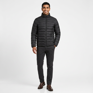 Doudoune d'hiver à capuche pour hommes de style unique Doudoune sur mesure - Product Image 1