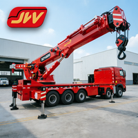 Grue montée sur camion 100T |   5 essieux |   Grue hydraulique |   MAN 460HP |   Télécommande