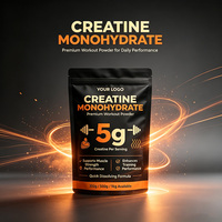 Créatine monohydrate en poudre pure à 99,9 %, 300 g, 60 portions, sans saveur, complément pour la force musculaire et la récupération, fabrication OEM ODM