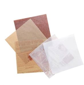 Papier d'emballage personnalisé avec logo, résistant à l'huile et de qualité alimentaire, vente en gros pour les restaurants de burgers et de poulet frit - Product Image 6