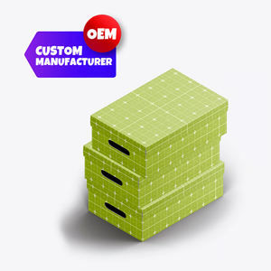 Boîte à chaussures couleur personnalisable OEM avec logo Emballage en carton durable pour chaussures Solutions - Product Image 1